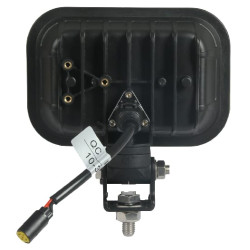 New Holland T6020 Plus LA10556 Work light LED, 30W, 4200lm, rectangular, 10-30V, white, Flood, Deutsch + ITT plug, 30 LED's, Kra