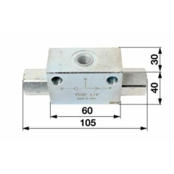 New Holland T6080 Power / Range Command 202997 Piloted valve for HGST