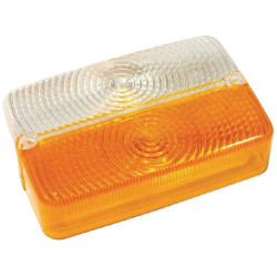 New Holland TL100A VPM3711 Light lens, amber/transparent LH/RH Vapormatic