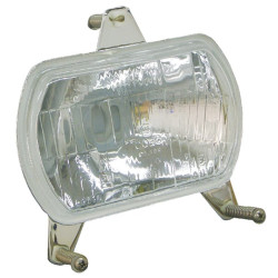 New Holland TN65D 05534000 Headlight insert Halogen, rectangular, transparent, 120x135mm, Cobo