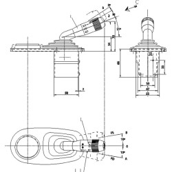 New Holland TN90F 01403000 Combination switch