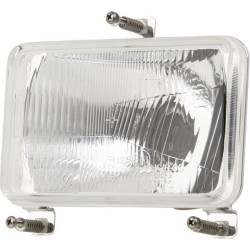 New Holland 8670 A 05376000 Headlight insert Halogen, rectangular, transparent, 167x74x106.7mm, Cobo
