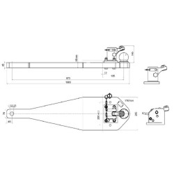 New Holland 8870 A 009605801A02 Carry plate K80