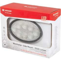 New Holland T8010 LA10445 Work light LED, 24W, 2240lm, oval, Flood, Kramp