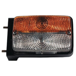 New Holland T8020 03212000 Direction and position light LH Halogen, front, rectangular, 12V, amber/transparent, bolt on, 128x57x