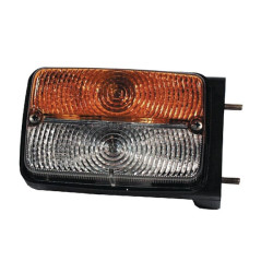 New Holland T8030 03213000 Direction and position light RH Halogen, front, rectangular, 12V, amber/transparent, bolt on, 128x57x