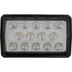 New Holland 4635 LA10412 Work light RH LED, 21W, 2600lm, rectangular, 10-30V, white, 158x84x95mm, Flood, 14 LED's, Kramp