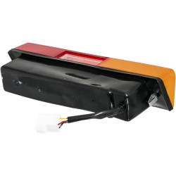 New Holland 4835 02350000 Rear light LH rectangular, red/amber, bolt on, 305x62x100mm Deutsch plug, Cobo