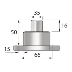 New Holland 8240 VPJ7977 Pivot pin
