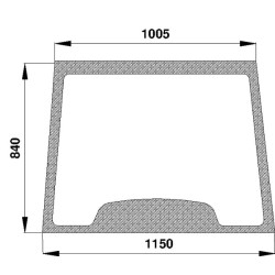 New Holland 8160 D6711 Windscreen fixed