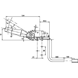New Holland 8560 01316000 Reverse switch Cobo