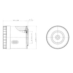 New Holland T7060 X770684 Air filter set Donaldson