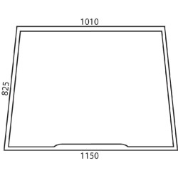 New Holland L65 D6702A Windscreen fixed