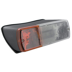 New Holland L75 P905800 Direction and position light RH Halogen, front, rectangular, 24V, white/amber, bolt on, 200x85x85mm, Bri