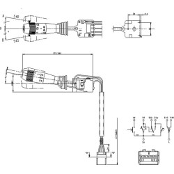 New Holland T5030 0106050000 Combination switch