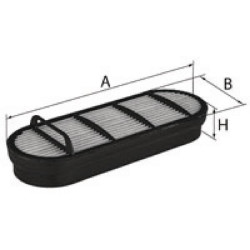 New Holland T5030 CF2120 Secondary air filter element