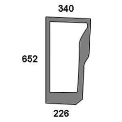 New Holland T5070 47125737N Front window lower