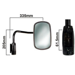 New Holland M115 VLD1066 Convex mirror assembly LH