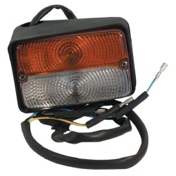 New Holland TD60DPlus 03271000 Direction and position light LH Halogen, front, rectangular, 12V, amber/transparent, bolt on, 122