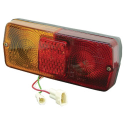 New Holland TD90DPlus 1097768 Rear light RH rectangular, 12V, red/amber, bolt on, 184x76mm AMP plug, Cobo