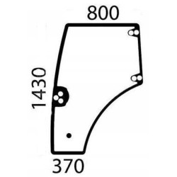 New Holland TD5.65 84396396N Door window left