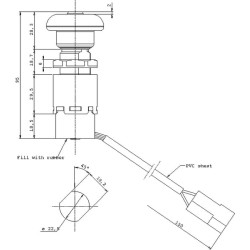 New Holland TS90 23127500 PTO switch