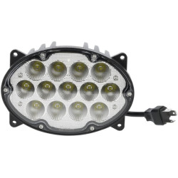 New Holland T8.435CVT - Engine Tier 4B LA10559 Work light LED, 65W, 5200lm, oval, 10/30V, 161x110x90mm, wide flood, 13 LED's, H4