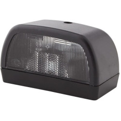 New Holland TVT170 2KA998523001 Number plate light 10W, rectangular, 12V, black, bolt on, 102x56.5mm, Hella