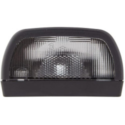 New Holland TVT190 2KA998523001 Number plate light 10W, rectangular, 12V, black, bolt on, 102x56.5mm, Hella