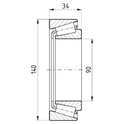 New Holland TVT190 32018SKF SKF bearing