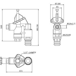 Case - IH MX270 Magnum J936316KR CI kuro siurblys
