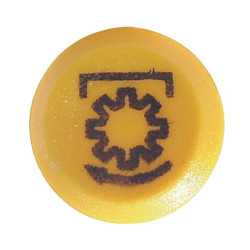 New Holland TM135 11110370PN Push switch, PTO, round, yellow