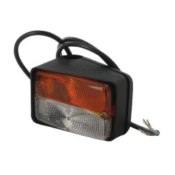 New Holland TM135 03288000 Direction and position light LH Halogen, front, rectangular, 12V, amber/transparent, bolt on, Cobo