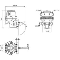 New Holland TT65D 4757882KR Fuel pump NH