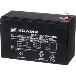 Akumuliatorius 12 V 7 Ah Kramp SBA712KR