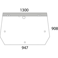 Case - IH MXM135 D6859 Galinio lango viršutinė dalis
