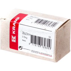 Kniedės po 0,5 kg pakuotėje 6x23 623V