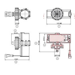 Case - IH MXM175 Maxxum Pro 87802238KR Elektrinis kuro siurblys