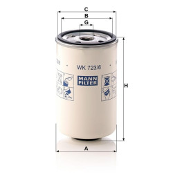 Kuro filtras WK7236