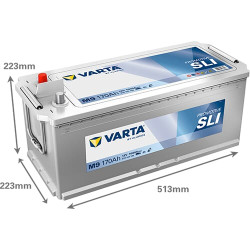 Akumuliatorius 12 V 170 Ah 1000 A M9 VARTA Promotive SLI 670104100