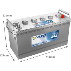 Akumuliatorius 12V 100Ah 600A H5 VARTA Promotive SLI 600047060