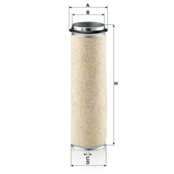 Antrinio oro filtro elementas CF1200