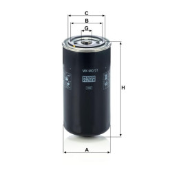 Kuro keitimo filtras WK95021