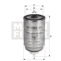 Kuro keitimo filtras WK8422
