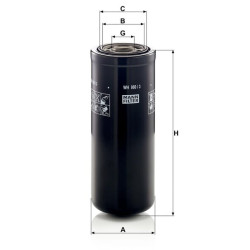 Alyvos keitimo filtras WH9803
