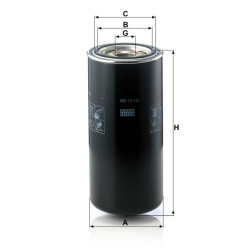 Hidraulinės alyvos keitimo filtras WD13145