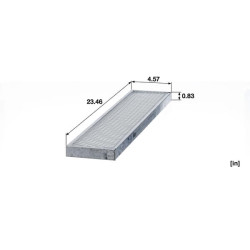 Salono oro filtras CUD6035