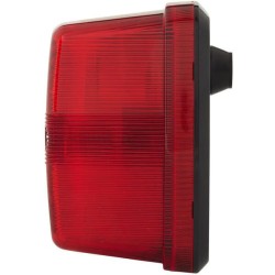 Case - IH 743 / 743XL 2SA003014051 Galinis žibintas kvadratinis, 12/24V, raudonas, užsukamas, 84x51x84mm, Hella