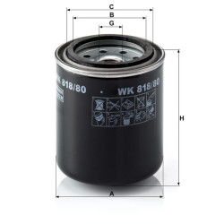 Kuro keitimo filtras WK81880