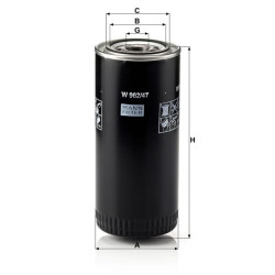 Alyvos filtras Mann and Hummel W96247